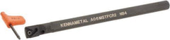 Kennametal - 12.19mm Min Bore Diam, 6" OAL, 3/8" Shank Diam, A-STFC Indexable Boring Bar - TC.. Insert, Screw Holding Method - Apex Tool & Supply