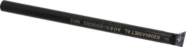 Kennametal - 18.54mm Min Bore Diam, 203.2mm OAL, 1/2" Shank Diam, A-SDUC Indexable Boring Bar - DC.. Insert, Screw Holding Method - Apex Tool & Supply