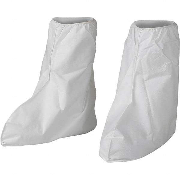 KleenGuard - Size Universal, Microporous Film Laminate & Vinyl, PVC Boot Cover - White - Apex Tool & Supply