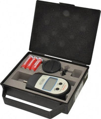 Mitutoyo - Accurate up to 0.006 +/- 0.5% Digit (600 to 25,000 RPM) and 0.4 +/- 1% Digit (600 to 25,000 RPM), 1 to 25,000 RPM Resolution, Contact Tachometer - 4.8228 Inch Long x 2.5197 Inch Wide x 1.24 Inch Meter Thick, 1 to 25,000 RPM Measurement - Apex Tool & Supply