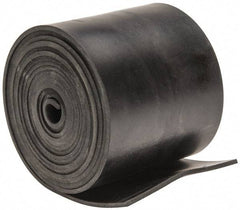 Made in USA - 1/16" Thick x 2" Wide x 60" Long, Plain Backed Neoprene Rubber Strip - Stock Length, 70 Shore A Durometer, 2,500 psi Tensile Strength, -40 to 225°F, Black - Apex Tool & Supply