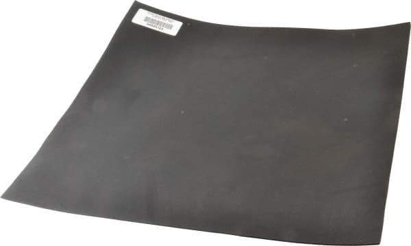 Made in USA - 12" Long, 12" Wide, 1/16" Thick, Neoprene Rubber Foam Sheet - 50 to 60 Durometer, Black, -20 to 170°F, 2,500 psi Tensile Strength, Adhesive Backing, Stock Length - Apex Tool & Supply