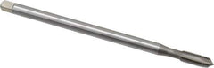 OSG - 5/16-24 UNF 2 Flute H3 Bright Finish High Speed Steel Spiral Point Extension Tap - Plug Chamfer, 6" OAL, 1-1/8" Thread Length, 3B Class of Fit - Apex Tool & Supply
