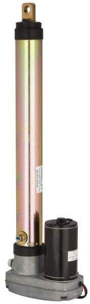 Thomson Industries - 12" Stroke Len, 30% Duty Cycle, 12 Volt, Performance PakLinear Electromechanical Actuator - DC Input, 1.1" per Second, 750 Lb Capacity - Apex Tool & Supply