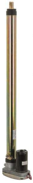 Thomson Industries - 24" Stroke Len, 30% Duty Cycle, 12 Volt, Performance PakLinear Electromechanical Actuator - DC Input, 0.4" per Second, 1,500 Lb Capacity - Apex Tool & Supply