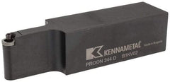 Kennametal - PROON, Neutral Cut, 1-1/2" Shank Height x 1-1/2" Shank Width, Neutral Rake Indexable Turning Toolholder - 6" OAL, RC..43 Insert Compatibility, Series Screw-On - Apex Tool & Supply