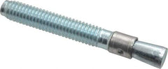 Red Head - 3/8 Inch Diameter, 3/8-16 Inch Thread, 3 Inch Overall Length, Grade 3, Wedge Expansion Concrete Anchor - Steel, Zinc Plated, 1-3/4 Inch Thread Length, Tie Wire Head, 3/8 Inch Drill - Apex Tool & Supply