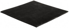 Made in USA - 12" Long, 12" Wide, 1/4" Thick, Neoprene Rubber Foam Sheet - 65 to 75 Durometer, Black, -20 to 180°F, 1,000 psi Tensile Strength, Plain Backing, Stock Length - Apex Tool & Supply