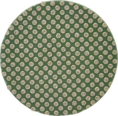 Norton - 2" Diam, 60 Grit Diamond Adhesive PSA Disc - Coarse Grade, Green, Cloth Backing, Flexible - Apex Tool & Supply