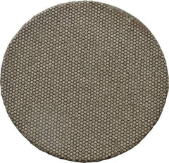 Norton - 2" Diam, 120 Grit Diamond Adhesive PSA Disc - Medium Grade, Black, Cloth Backing, Flexible - Apex Tool & Supply