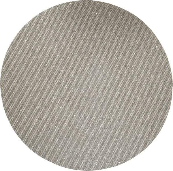 Norton - 5" Diam, 120 Grit Diamond Adhesive PSA Disc - Medium Grade, Black, Cloth Backing, Flexible - Apex Tool & Supply