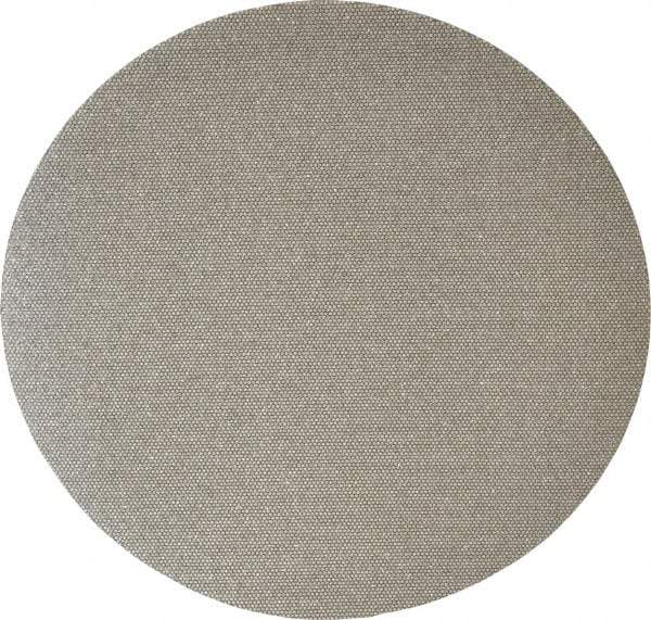 Norton - 6" Diam, 120 Grit Diamond Adhesive PSA Disc - Medium Grade, Black, Cloth Backing, Flexible - Apex Tool & Supply