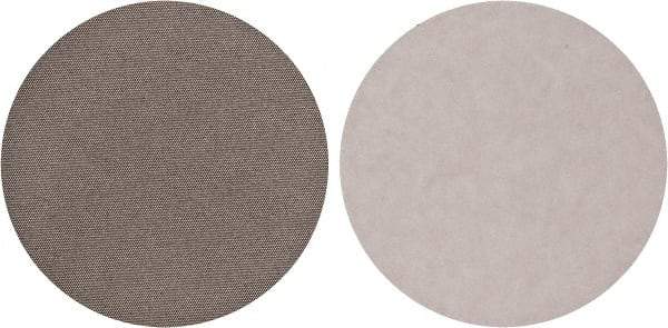 Norton - 6" Diam, 200 Grit Diamond Adhesive PSA Disc - Fine Grade, Red, Cloth Backing, Flexible - Apex Tool & Supply