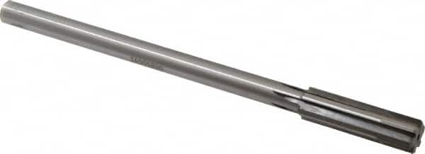 Made in USA - 0.589" Carbide-Tipped 6 Flute Chucking Reamer - Apex Tool & Supply