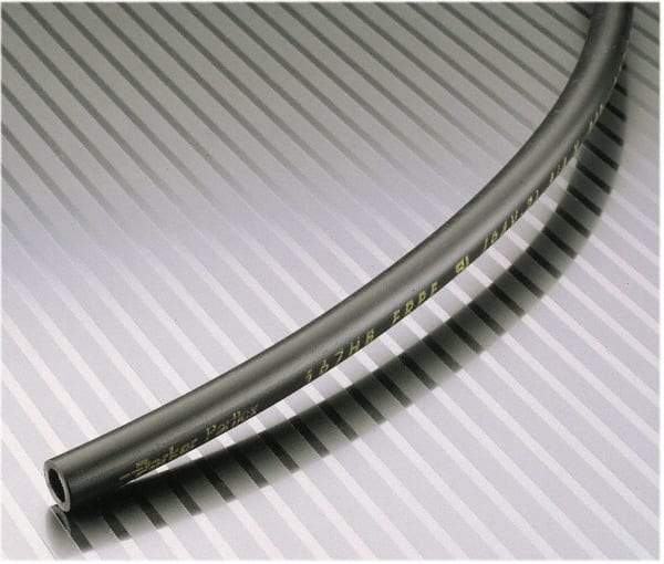 Parker - 3/8" ID x 1/2" OD, 1/16" Wall Thickness, 250' Long, Polyethylene Tube - Black, 100 Max psi, -85 to 150°F - Apex Tool & Supply