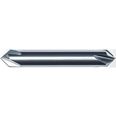 ‎3/8X2-1/2L 4FL 100 DEG DE CHAMF MIL - Exact Industrial Supply