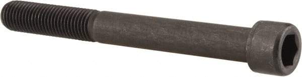 Value Collection - 7/8-9 UNC Hex Socket Drive, Socket Cap Screw - Alloy Steel, Black Oxide Finish, Partially Threaded, 8" Length Under Head - Apex Tool & Supply