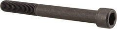 Value Collection - 7/8-9 UNC Hex Socket Drive, Socket Cap Screw - Alloy Steel, Black Oxide Finish, Partially Threaded, 8" Length Under Head - Apex Tool & Supply