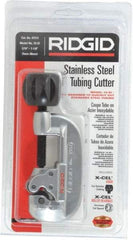 Ridgid - 3/16" to 1-1/8" Pipe Capacity, Tube Cutter - Cuts Copper, Aluminum, Brass - Apex Tool & Supply