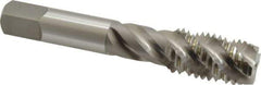 OSG - 3/4-10 UNC 4 Flute Plug Spiral Flute Tap - High Speed Steel, Bright Finish, 4-1/4" OAL, Right Hand Flute, Right Hand Thread, H3, Series 106/107 - Apex Tool & Supply