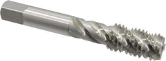 OSG - 5/8-11 UNC 4 Flute 3B Bottoming Spiral Flute Tap - High Speed Steel, Bright Finish, 3-13/16" OAL, Right Hand Flute, Right Hand Thread, H3, Series 106/107 - Apex Tool & Supply