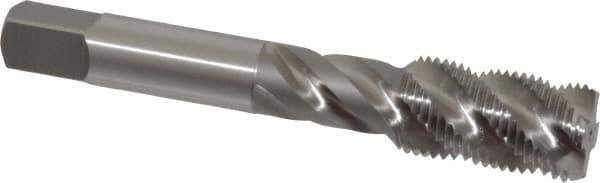 OSG - 5/8-18 UNF 4 Flute 3B Bottoming Spiral Flute Tap - High Speed Steel, Bright Finish, 3-13/16" OAL, Right Hand Flute, Right Hand Thread, H3, Series 106/107 - Apex Tool & Supply