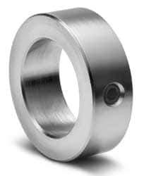 Climax Metal Products - 3" Bore, Steel, Set Screw Shaft Collar - 4" Outside Diam, 1-1/8" Wide - Apex Tool & Supply