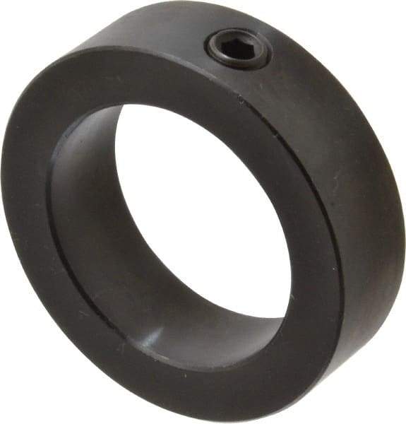 Climax Metal Products - 2-1/4" Bore, Steel, Set Screw Shaft Collar - 3-1/4" Outside Diam, 15/16" Wide - Apex Tool & Supply