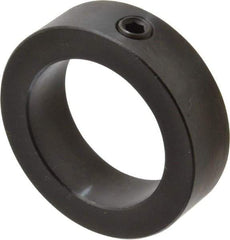 Climax Metal Products - 2-1/4" Bore, Steel, Set Screw Shaft Collar - 3-1/4" Outside Diam, 15/16" Wide - Apex Tool & Supply