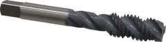 OSG - 1/2-13 UNC 3 Flute 2B Plug Spiral Flute Tap - High Speed Steel, elektraLUBE Finish, 3-3/8" OAL, Right Hand Flute, Right Hand Thread, H5, Series 107 - Apex Tool & Supply
