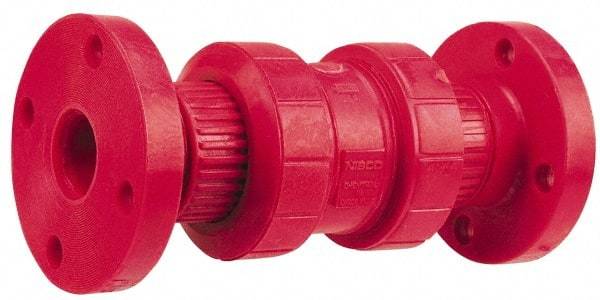 NIBCO - 1/2" PVDF Check Valve - Flanged, 1,360 WOG - Apex Tool & Supply