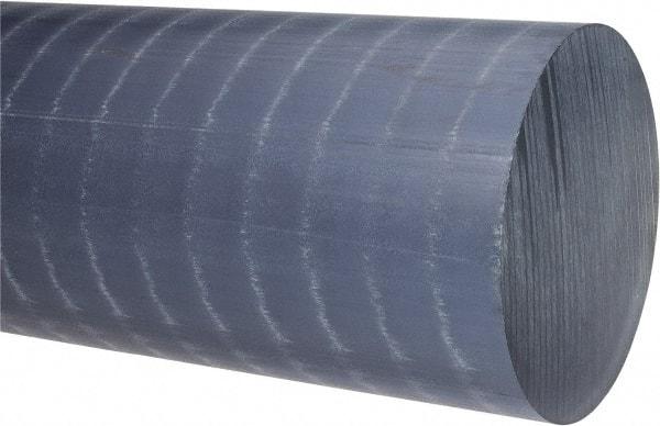 Made in USA - 2' Long, 5" Diam, Polypropylene Plastic Rod - Natural (Color) - Apex Tool & Supply