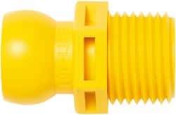 Loc-Line - 1/2" Hose ID, Male to Female Coolant Hose Connector - 1/2" NPT, For Loc-Line Modular Hose Systems - Apex Tool & Supply