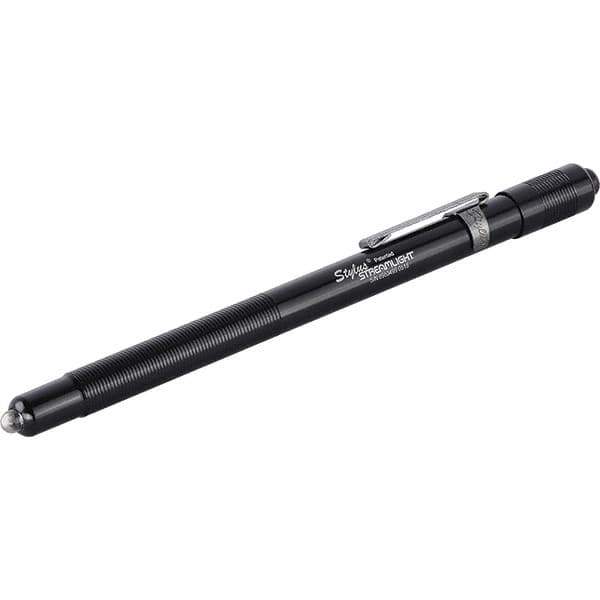 Streamlight - Blue LED Bulb, 2 Lumens, Mini Flashlight - Black Aluminum Body, 3 AAAA Alkaline Batteries Included - Apex Tool & Supply