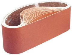 3M - 2" Wide x 132" OAL, 220 Grit, Ceramic Abrasive Belt - Ceramic, Very Fine, Coated, J Weighted Cloth Backing, Series 707E - Apex Tool & Supply