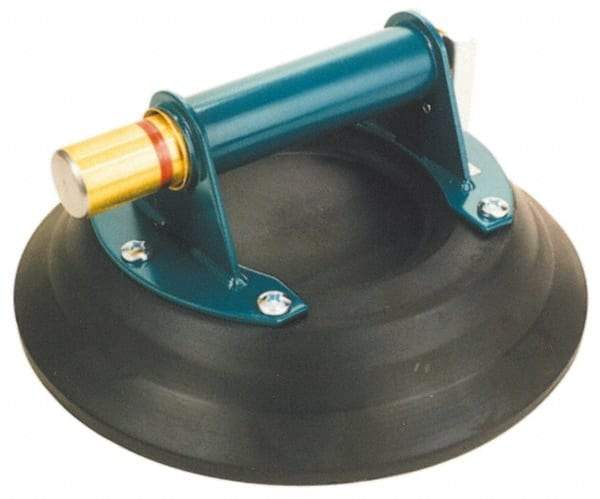Woods Power-Grip - 175 Lb. Capacity Industrial Pump Vacuum Cup - Metal Handle and 10 Inch Diameter - Apex Tool & Supply
