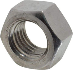 Value Collection - M16x2.00 Metric Coarse Stainless Steel Right Hand Hex Nut - 24mm Across Flats, 13mm High, Uncoated - Apex Tool & Supply