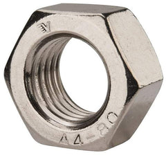 Value Collection - M24x3.00 Metric Coarse Stainless Steel Right Hand Hex Nut - 36mm Across Flats, 19mm High, Uncoated - Apex Tool & Supply