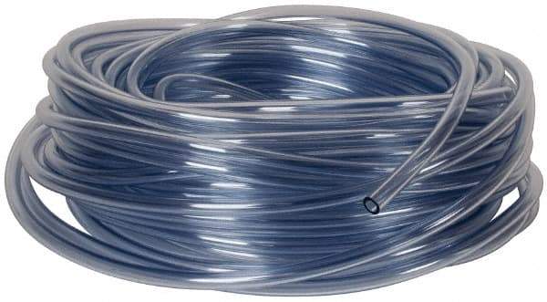 Parker - 1-3/4" ID x 2-1/4" OD, 1/4" Wall Thickness, 50' Long, Vinyl Tube - Clear, 30 Max psi, -40 to 150°F - Apex Tool & Supply