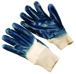 Nitrile Rubber Smooth Surface Gloves - Large (dozen pair) - Apex Tool & Supply