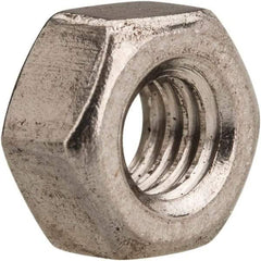 Value Collection - M4x0.70 Metric Coarse Stainless Steel Right Hand Heavy Hex Nut - 7mm Across Flats, 4mm High, Uncoated - Apex Tool & Supply