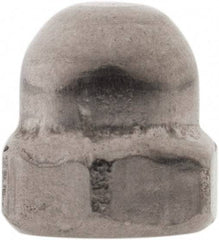 Value Collection - M3x0.5 Metric Coarse, 5.5mm Width Across Flats, Uncoated, Stainless Steel Acorn Nut - 5.1mm Overall Height, Austenitic A4, DIN 1587 - Apex Tool & Supply
