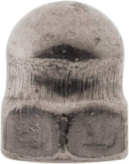Value Collection - M5x0.8 Metric Coarse, 8mm Width Across Flats, Uncoated, Stainless Steel Acorn Nut - 10mm Overall Height, Austenitic A4, DIN 1587 - Apex Tool & Supply