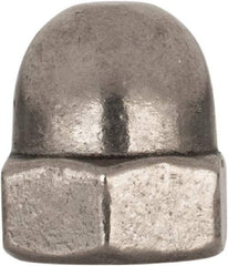 Value Collection - M8x1.25 Metric Coarse, 13mm Width Across Flats, Uncoated, Stainless Steel Acorn Nut - 15mm Overall Height, Austenitic A4, DIN 1587 - Apex Tool & Supply