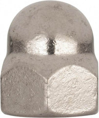 Value Collection - M24x3 Metric Coarse, 36mm Width Across Flats, Uncoated, Stainless Steel Acorn Nut - 42mm Overall Height, Austenitic A4, DIN 1587 - Apex Tool & Supply