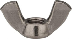 Value Collection - M8x1.25 Metric Coarse, Stainless Steel Standard Wing Nut - Grade 316, Austenitic Grade A4, 30.3mm Wing Span, 14.8mm Wing Span - Apex Tool & Supply