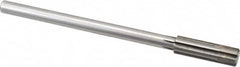 Made in USA - 0.592" Carbide-Tipped 6 Flute Chucking Reamer - Apex Tool & Supply