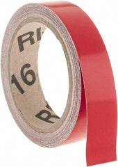 NMC - Red Solid Color Vinyl Tape - 1" Wide x 30' Long x 0.002" Thick, General Traffic - Apex Tool & Supply
