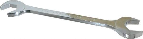 Proto - 1-1/2" Standard Open End Wrench - 14-1/2" OAL, Double End, Chrome Finish, 15° & 60° Head Angle - Apex Tool & Supply