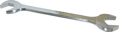 Proto - 1-1/2" Standard Open End Wrench - 14-1/2" OAL, Double End, Chrome Finish, 15° & 60° Head Angle - Apex Tool & Supply
